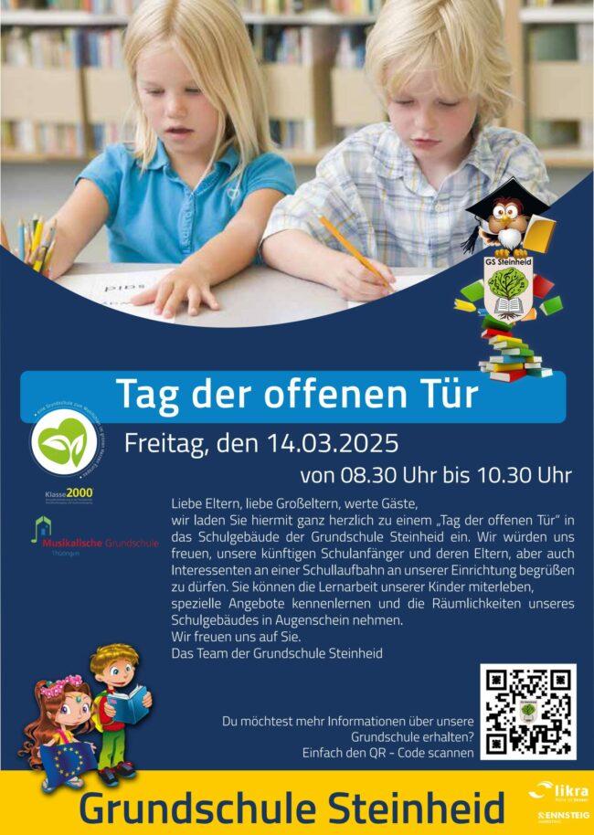Plakat Tag der offenen Tür